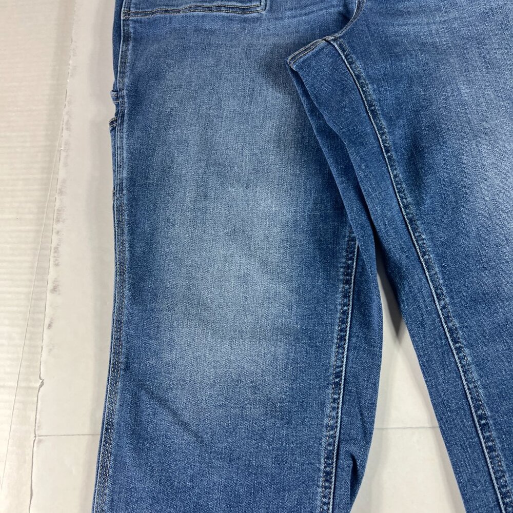 Edgely Jeans Womens Plus 40x25* High Rise Slim Straight Ankle Blue Denim Tag 20W - Picture 4 of 16